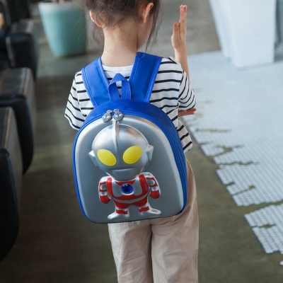 Children's Schoolbag 2021 Korean Cartoon Student Backpack Kindergarten Backpack 2-5 Years Old 3D Backpack One Piece Dropshipping