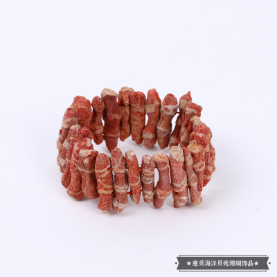 Yibei Fashion Exquisite Multi-Color Coral Red Coral C- Shanhu Bracelet Wholesale Foreign Trade Travel Commemorative Gift