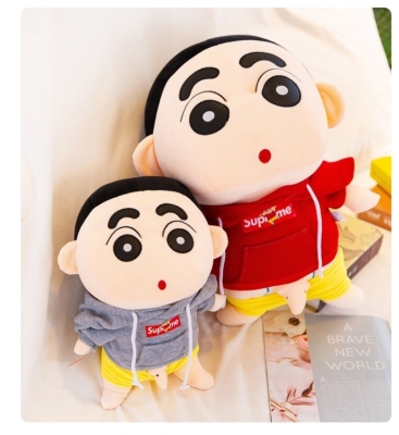 Sweater Xiaoxin Doll Cute Large Internet Celebrity Crayon Xiaoxin Plush Toy Soft with JJ Children's Birthday Gifts