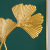 INS Light Luxury Golden Iron Ginkgo Leaf Decoration Creative Home Desktop Wine Cabinet Soft Decoration Showroom Display