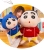 Sweater Xiaoxin Doll Cute Large Internet Celebrity Crayon Xiaoxin Plush Toy Soft with JJ Children's Birthday Gifts