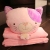 Pillow and Quilt Hand Cover Three-in-One Cushion Girl Cute Animal Car Sofa Office Lunch Break Pillow