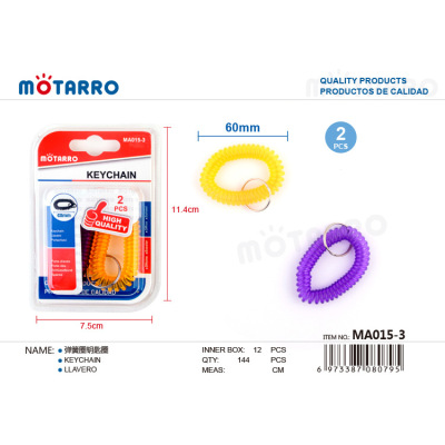 Motarro Spring Coil Key Ring MA015-3