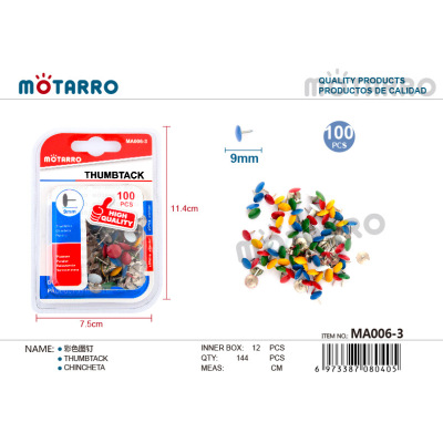 Motarro Multi-Functional Color Pushpin Plastic Pushpin MA006-3