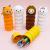 New Silicone Pencil Case Zipper Cartoon Retractable Pen Holder Circle and Creative Decompression Stationery Box Learning Stationery Spot