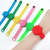 Silicone Hand Sanitizer Gel Bracelet Portable Disinfectant Bracelet Set Gift Spot Color without Liquid