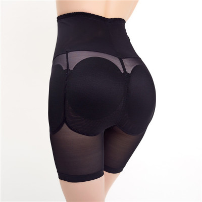 Foreign Trade Hot Sale High Waisted Tuck Pants Hip Raise Hip Lift Padded Fake Cushion Hip Plump Hip Fengqi Boxer Shaping Pants Women