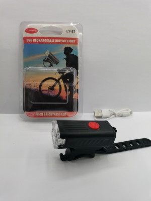 Hot Selling USB Rechargeable Bicycle Lights, Headlights, Cycling Lights, Cycling Fixture