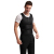 New Men's Double Belt Sports Belly Contracting Vest Shapewear Black Double Belt Comfortable Tight Corset
