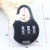 Factory Direct Sales Spot CH-15B Luggage Stationery Mini Password Lock Zinc Alloy Multi-Color Padlock with Password Required