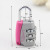 Factory Wholesale 3-Digit Password Lock Gift Lock Promotion Padlock with Password Required Multi-Color Printing Korean Padlock CH-016A