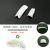 500 Pieces Nail Tip Bags White M-Shaped Fake Nails Nail Tips Nail Tip in Stock Wholesale Factory Direct Sales