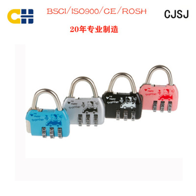 Lock Wholesale Luggage Password Lock Zinc Alloy Password Lock Cute Cartoon Password Small Padlock CH-13A