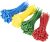 Colorful Zip Ties 8 Inches (200mm X 2.5mm) Mixed Zip Ties 4 Colors
