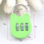 Manufacture 3-Digit Luggage Travel Padlock, Craft Promotion Password Lock Frog Shape in Stock CH-19B