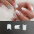500 PCs Bags Fake Nails Nail Sticker Short French Semi-Nail Sticky French Cross-Border Products Factory Direct Sales