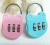 Manufacture 3-Digit Luggage Travel Padlock, Craft Promotion Password Lock Frog Shape in Stock CH-19B