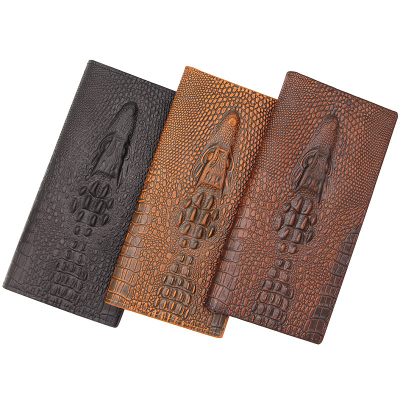 Menbense Men's Wallet Long Business Crocodile Pattern Multi-Functional Large Capacity Trend Wallet Factory Direct Supply H