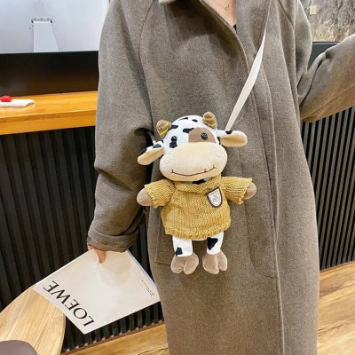 2020 Winter Plush New Year Calf Bag Adorkable Korean Style Girl Children's Single-Shoulder Bag All-Match Messenger Bag