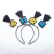 Tiktok Same Cute Quirky Ideas Hairpin Text Headband Anchor Headdress Female Face Wash Toothed Non-Slip Headband