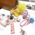 Creative Korean Version Cute Unicorn Doll Keychain Creative Rex Rabbit Fur Ball Bell Handbag Pendant Female Steam