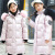 2020 New Children's down Jacket Girls' Boys' Mid-Length Thicken Big Fur Collar Medium and Large Children's Clothing Winter Coat Disposable