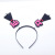 Tiktok Same Cute Quirky Ideas Hairpin Text Headband Anchor Headdress Female Face Wash Toothed Non-Slip Headband