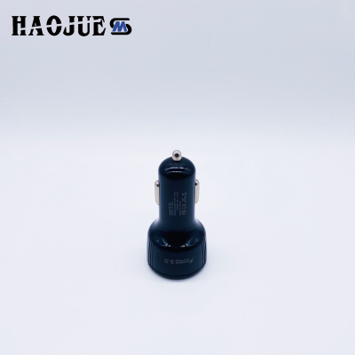 HAOJUE 3A 3USB QC3.0 Car Charger Fast Charge Car Charger One Drag Three Vehicle-Mounted Mobile Phone Charger
