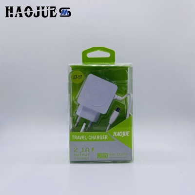 Spot European Standard American Standard Mobile Phone Charger Android Fast Travel Charger 3usb Mobile Phone with Cable 