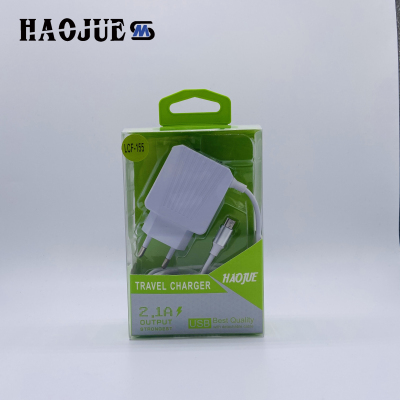  2021 Haojue with Line Charger Mobile Phone Smart Fast Charging Home Multifunction Power Adapter 3usb