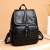 Backpack Women's Trendy Travel Backpack Large Capacity School Bag PU Leather Soft Surface Women's Bag Wholesale