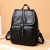 Backpack Women's Trendy Travel Backpack Large Capacity School Bag PU Leather Soft Surface Women's Bag Wholesale