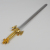 Factory Direct Sales Colorful Boutique Double E Sword Bamboo Simulation Children's Sword Toy Stall