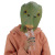 Tiktok Green Fish Mask Green Head Monster Head Cover Goldfish Crucian Cos Performance Bar Party Props Latex Animal