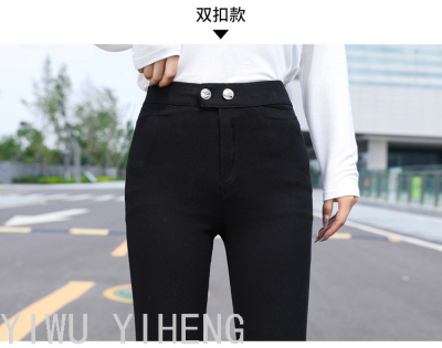 Leggings spring new version of the new black large size small leg pencil pants students tide nine point pants