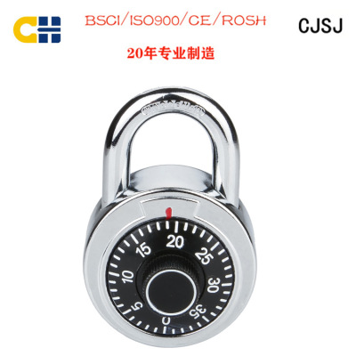 Production Turntable Padlock with Password Required/High Quality Disc Lock/Zinc Alloy Safe Disc Lock Cjsj CH-209