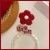 Send You a Little Red Flower ~ Cute Flowers Headband Lamb Hair Headband Girl's Hair Hoop Hair Accessories Sweet Head Accessories