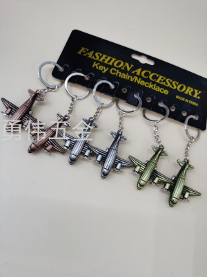 The Key Fob Aircraft Pendant Keychain Factory Direct Sales Keychain Pendant Keychain