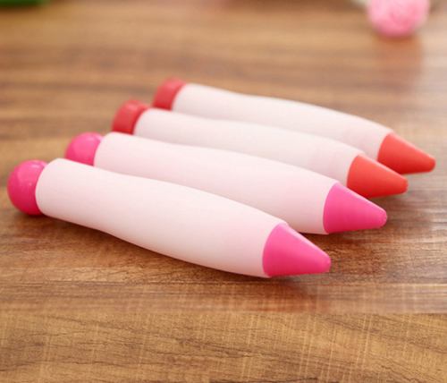 red silicone chocolate squeeze sauce writing pastry pen cream pattern mounting device cake baking tools