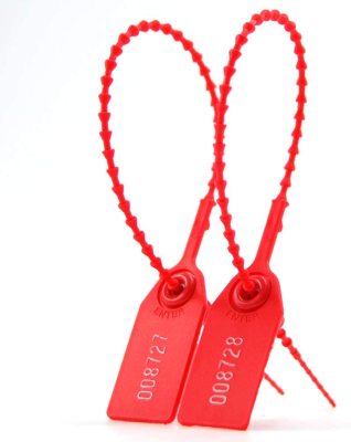 Plastic Triturator Seal with Number Zipper Tie Pull Label Disposable Self-Locking Sign 250mm