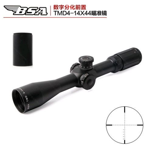 bsa4-14x44ffp front side adjustment digital ranging telescopic sight customizable tmd series