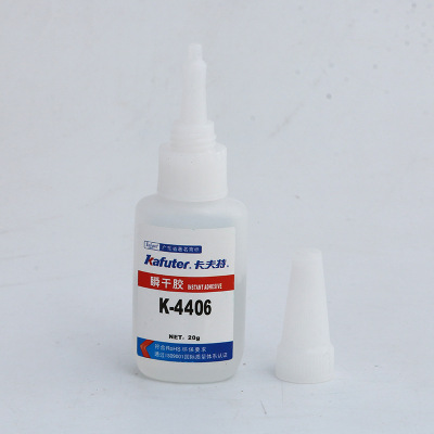 Kafuter K-4406 Instant Adhesive Plastic Rubber Pp Quick Bonding Instant Glue Low Viscosity Quick Drying Adhesive