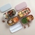 Y86-YJ856 Japanese Lunch Box Lunch Box Plastic Refrigerator Crisper Double Deck Compartment Children's Lunch Box Lunch Box