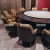 Resort Hotel Restaurant Solid Wood Dining Table and Chair Modern Light Luxury Bentley Chair Club Solid Wood Armchair