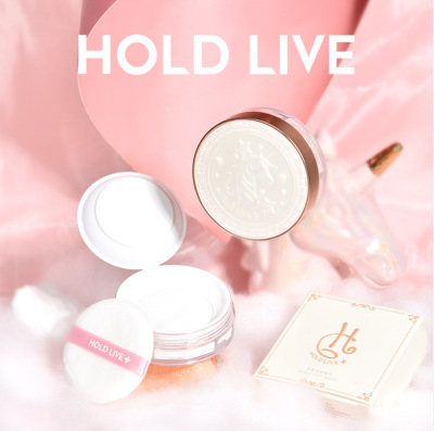 Hold + Live Ice Mist Skin-Friendly Powder + Finishing Powder Female Waterproof and Oil Controlling Not Easy to Makeup Concealer Unicorn Face Powder