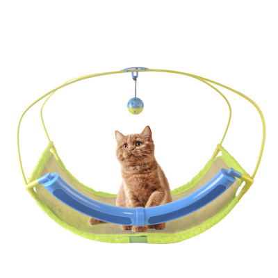 Pet Supplies Cat Toy Hammock Swing Cat Sofa Creative Cat Nest Cat Bassinet with Bell Ball