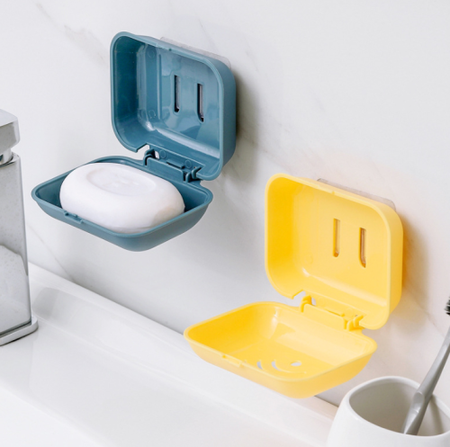 soap dish rack draining toilet punch-free soap rack household suction cup wall-mounted soap holder