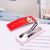 Auspicious Year of the Ox Children's Hair Ornament Festive Red New Year Barrettes 3 Card Girls Pay New Year's Call Edge Clamp D131