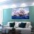 Living Room Hand-Painted Entrance Painting Restaurant Handmade Oil Painting Abstract Landscape Seascape Sailing Factory Direct Sales