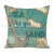 New Marine Life Linen Printed Pillowcase Sample Room Decoration Back Cushion Car Back Sofa Cushion